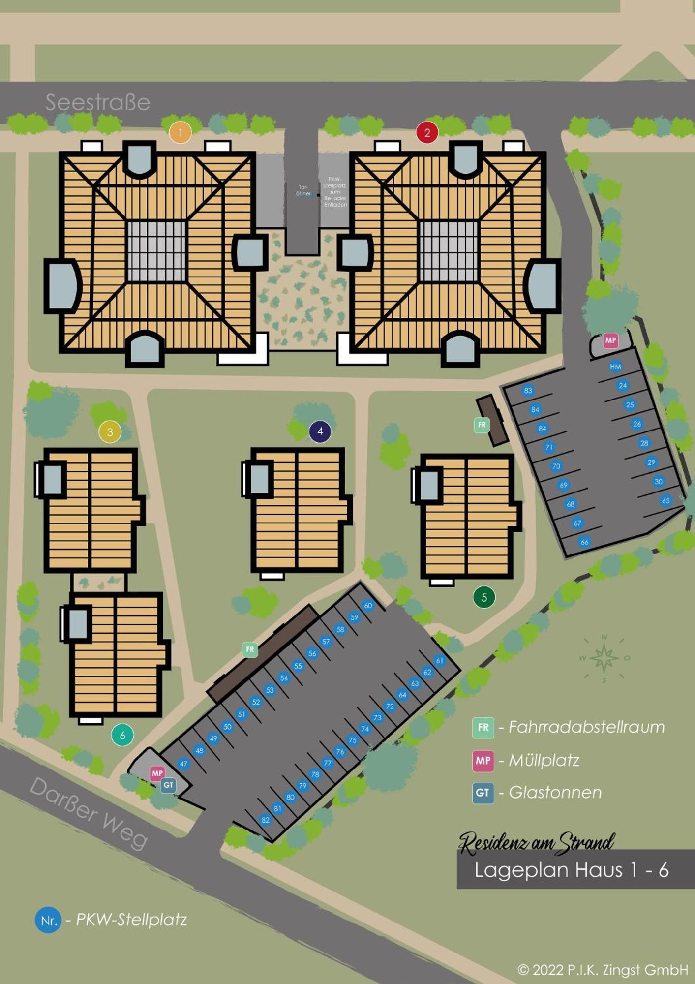 Residenz Am Strand Wohnung 1-18 Zingst Eksteriør billede